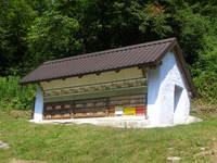 Bienenstock im Idrijca-Tal