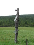 Wegweiser am Misthaus
